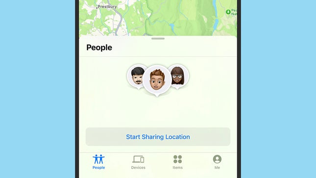 Image for the article titled “How to share your location with friends and family in iOS 17.”